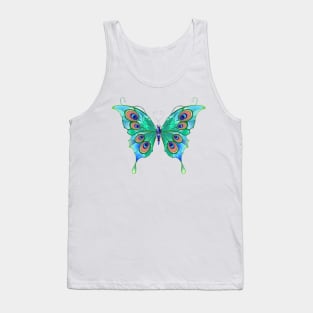 Green butterfly ( Green butterflies ) Tank Top